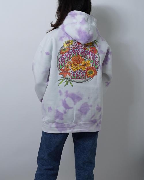 TIE DYE SWEAT HOODIE -BLOOM