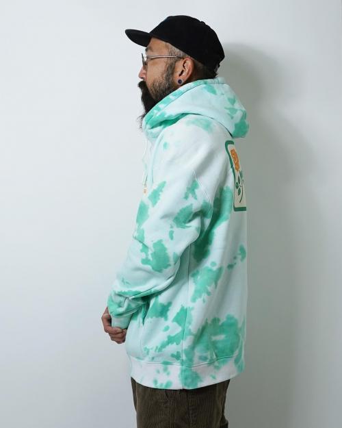 TIE DYE SWEAT HOODIE -BOX LOGO