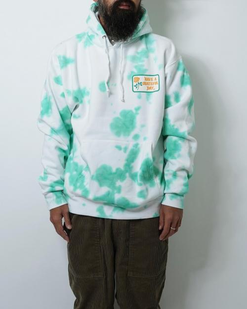 TIE DYE SWEAT HOODIE -BOX LOGO