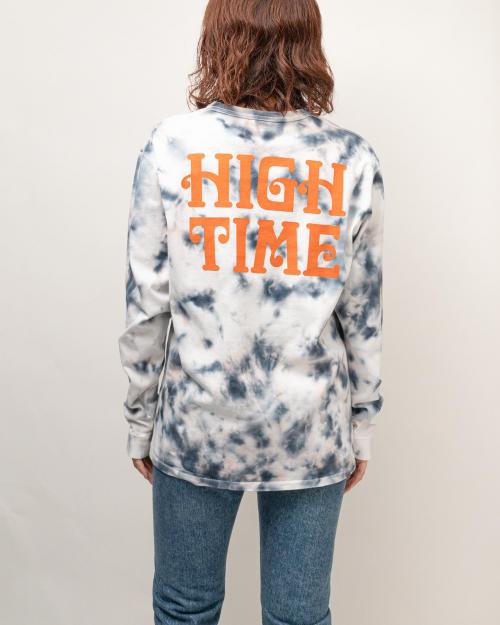 TIE DYE L/S T-SHIRT -HIGH TIME