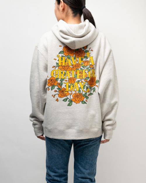 HOODIE SWEATSHIRT -ROSE