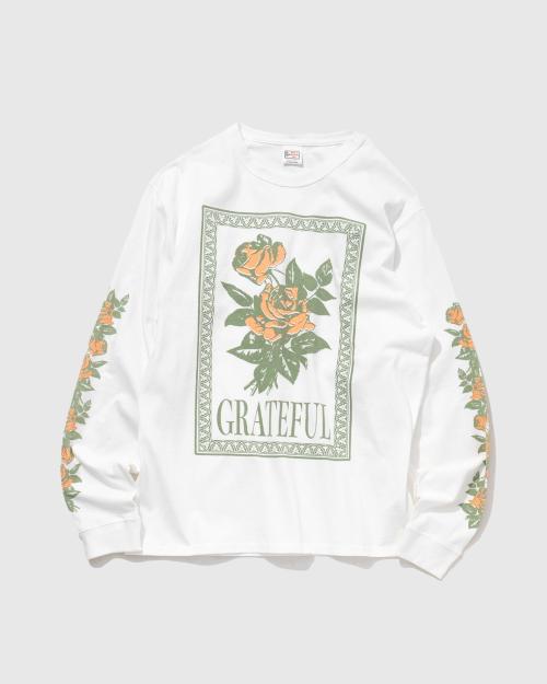 L/S T-SHIRT -TWO ROSES