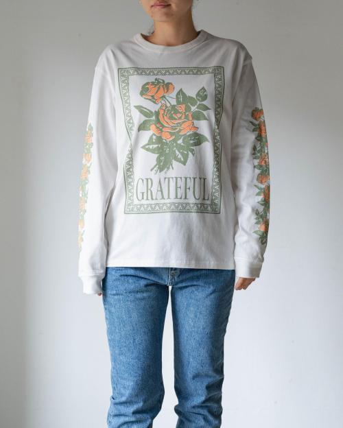 L/S T-SHIRT -TWO ROSES