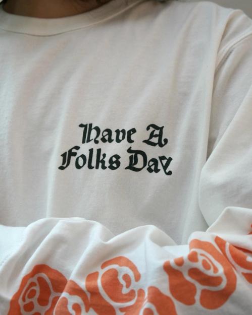 LONG SLEEVE T-SHIRT -FOLKS