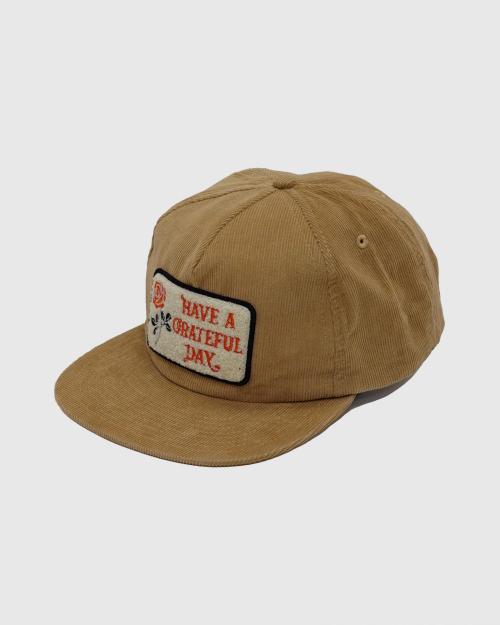 5 PANEL CORDUROY CAP  -CHENILLE