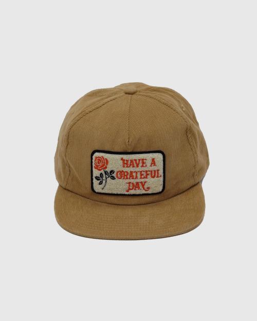 5 PANEL CORDUROY CAP  -CHENILLE