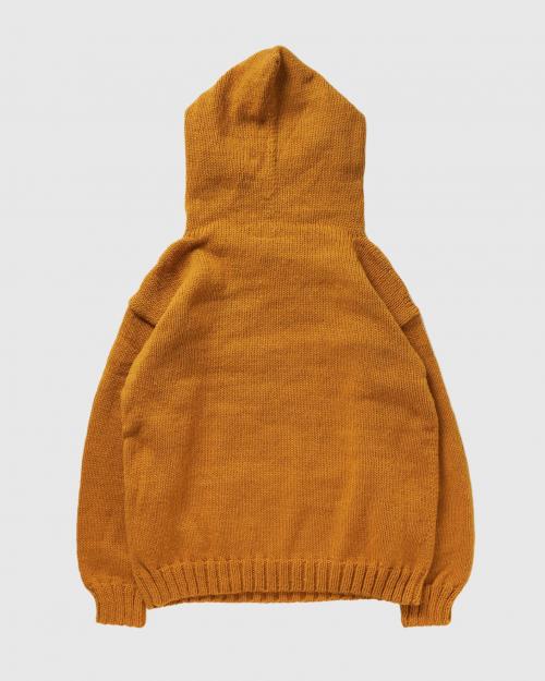 WOOL KNIT HOODIE