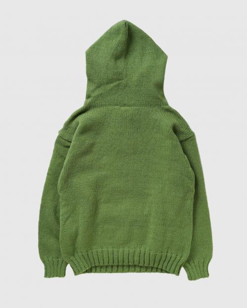 WOOL KNIT HOODIE