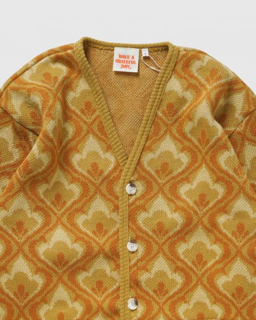 JACQUARD KNIT CARDIGAN