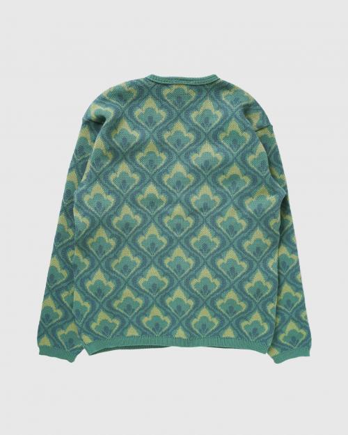 JACQUARD KNIT CARDIGAN