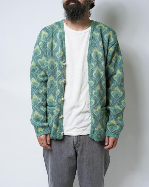 JACQUARD KNIT CARDIGAN