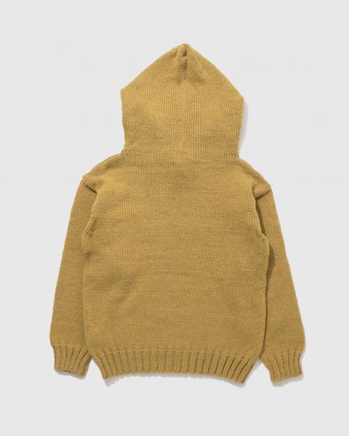 WOOL KNIT HOODIE