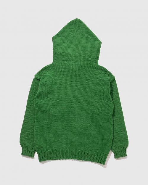 WOOL KNIT HOODIE
