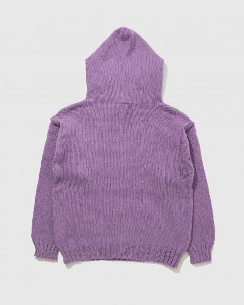 WOOL KNIT HOODIE