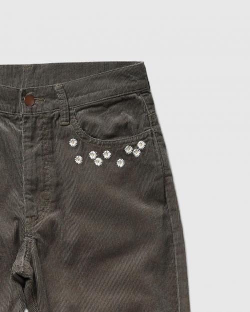 FLOWER CUT EMBROIDERY PANTS