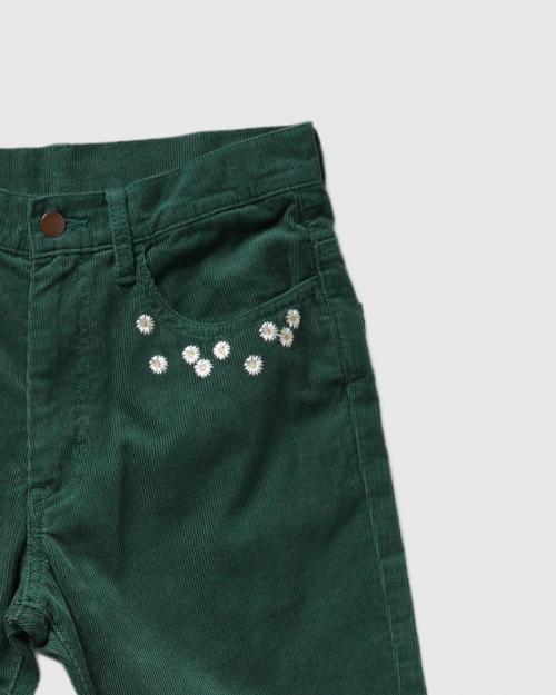 FLOWER CUT EMBROIDERY PANTS