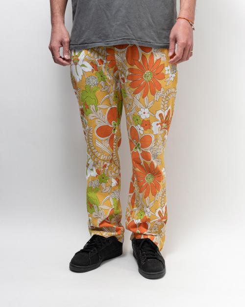 FLOWER CUT EASY PANTS