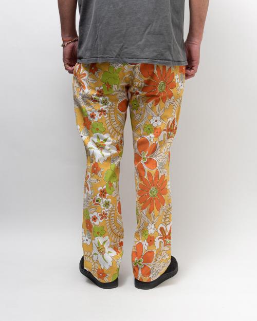 FLOWER CUT EASY PANTS