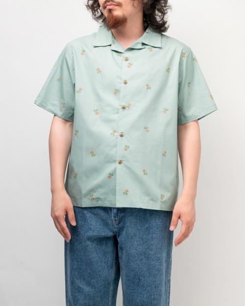 OPEN COLLAR S/S SHIRT
