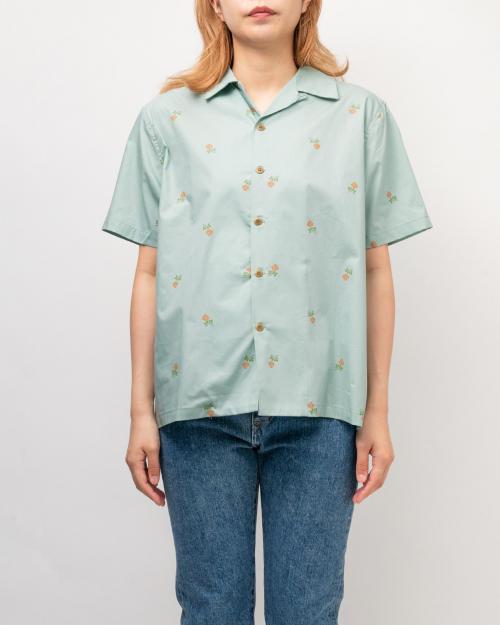 OPEN COLLAR S/S SHIRT