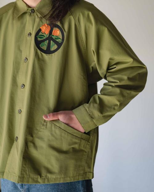 UTILITY SHIRT -BLOOMING PEACE