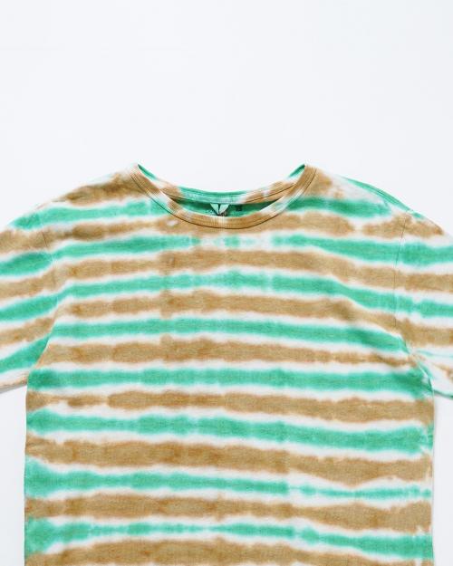 "Lazy River Road" S/SL TEE / GOHEMP × DEAD DYE