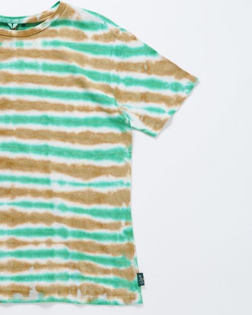 "Lazy River Road" S/SL TEE / GOHEMP × DEAD DYE