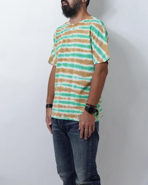 "Lazy River Road" S/SL TEE / GOHEMP × DEAD DYE