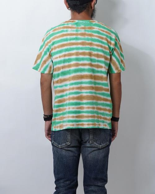 "Lazy River Road" S/SL TEE / GOHEMP × DEAD DYE