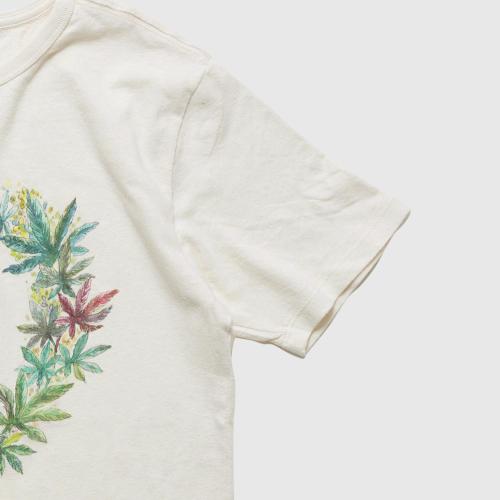 "HEMP LEAF WREATH" BASIC SHORT SLEEVE TEE