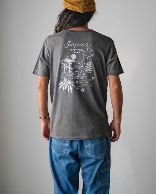 JAPAN TRADITIONAL HEMP BASIC S/SL TEE
