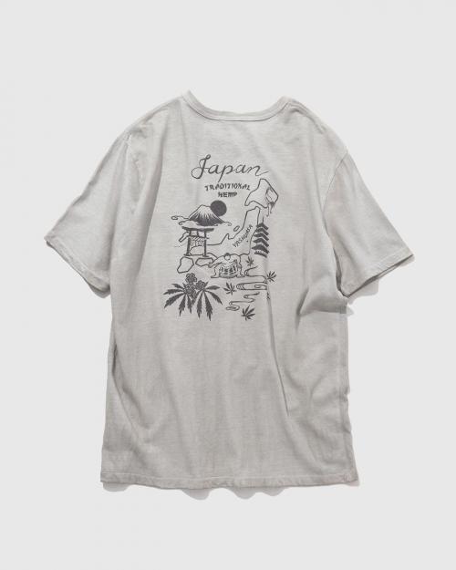 JAPAN TRADITIONAL HEMP BASIC S/SL TEE