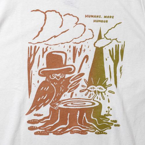 "Humans, more Humour."<br>by KOJI MAYUMI<br>SHORT SLEEVE TEE