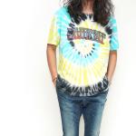 BASIC S/SL TEE /GOHEMP TIE DYE PRINT