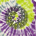 BASIC S/SL TEE /GOHEMP TIE DYE PRINT