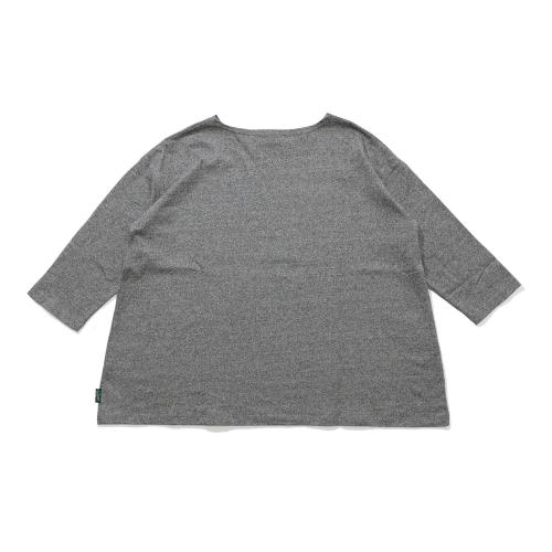 SUNNY WIDE TEE／H/C JERSEY（BLACK HEATHER）