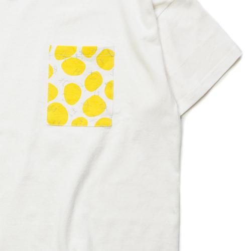 GOHEMP×Chocolat／DOT HIRAGANA WIDE PK TEE