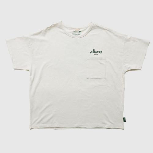 "HEMP LEAF WREATH" WIDE POCKET TEE