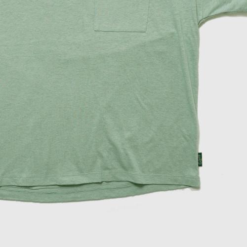 "HEMP LEAF WREATH" WIDE POCKET TEE