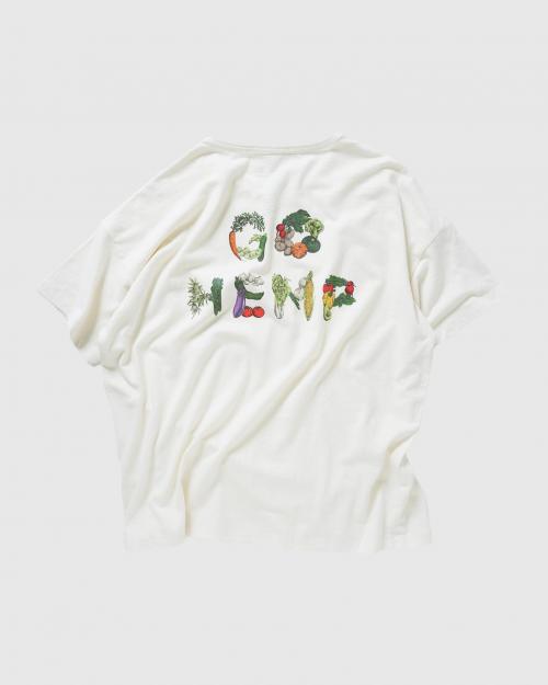 VEGE & HERB LOGO WIDE POCKET TEE