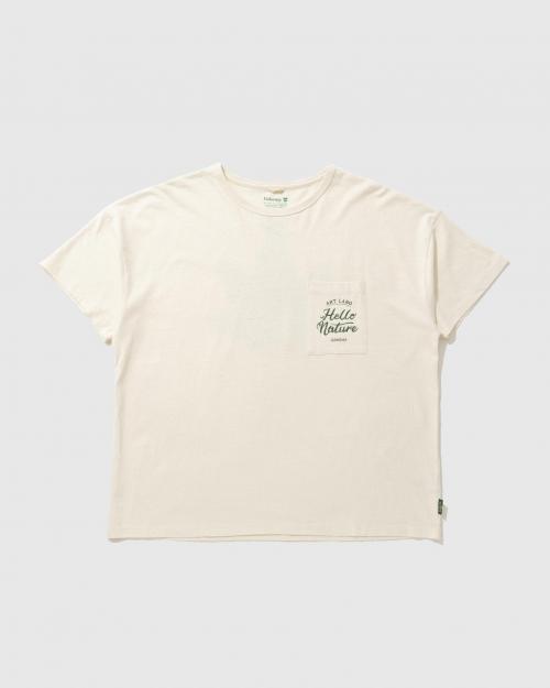 LEAF TONE  WIDE POCKET TEE