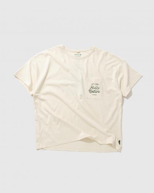 LEAF TONE  WIDE POCKET TEE