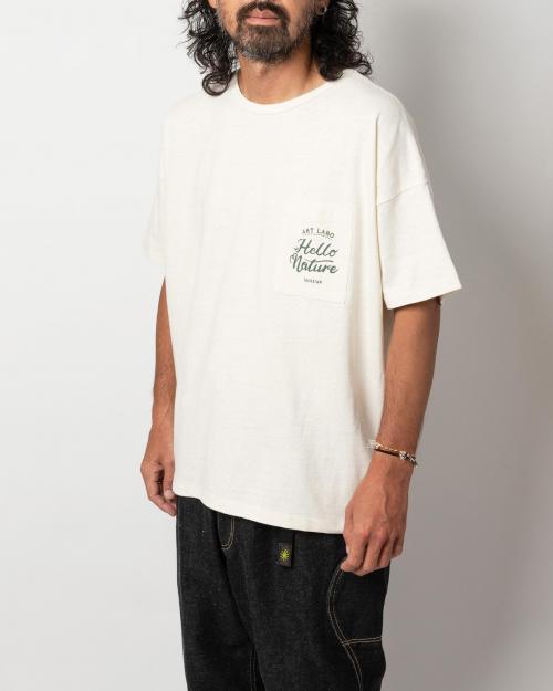 LEAF TONE  WIDE POCKET TEE