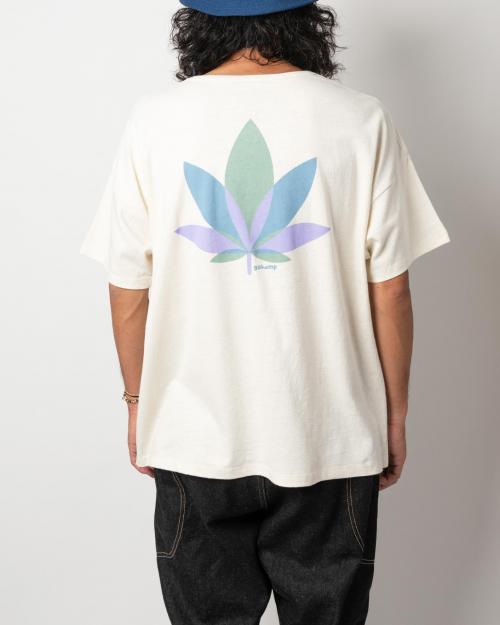 LEAF TONE  WIDE POCKET TEE