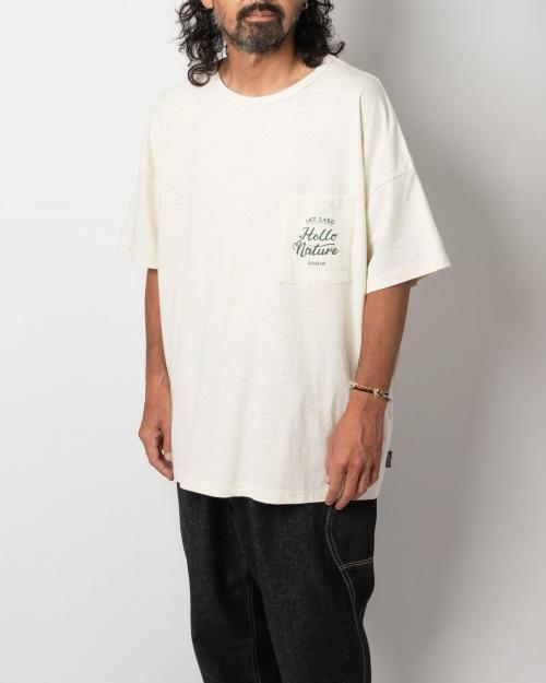 LEAF TONE  WIDE POCKET TEE