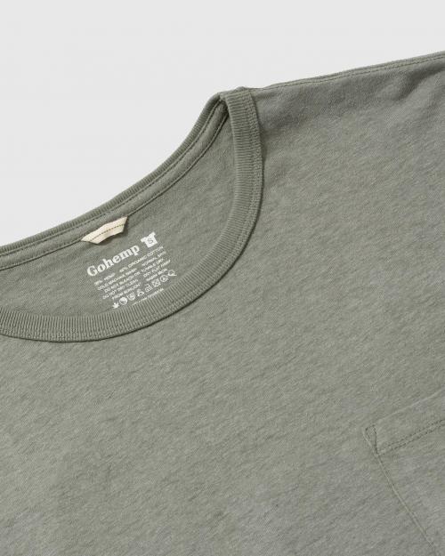 LEAF TONE  WIDE POCKET TEE