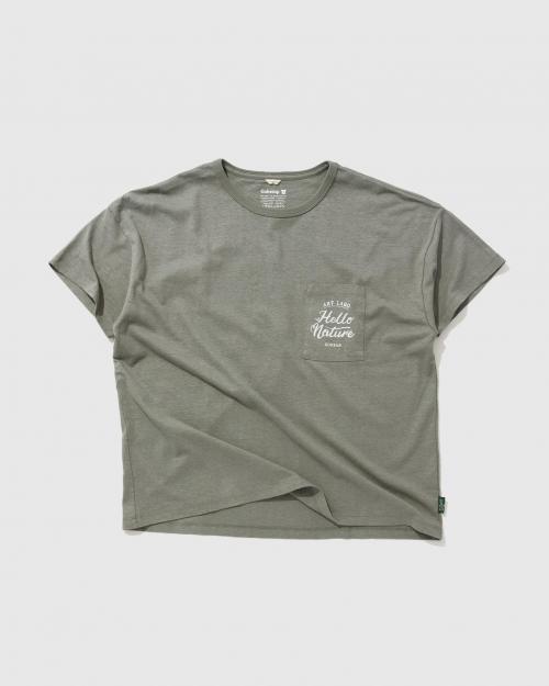 LEAF TONE  WIDE POCKET TEE