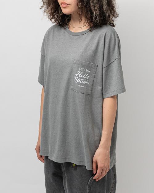 LEAF TONE  WIDE POCKET TEE