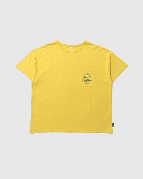 INTERTWINED NATURE WIDE POCKET TEE