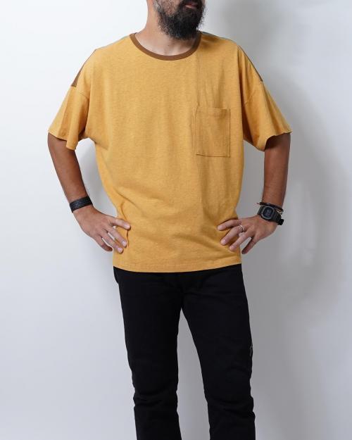 WIDE PK TEE / STRIPE PATCHWORK